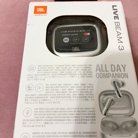 New JBL Live Beam 3 Wireless Earbuds - Picture 5 of 5